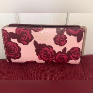 Kate spade rose wallet